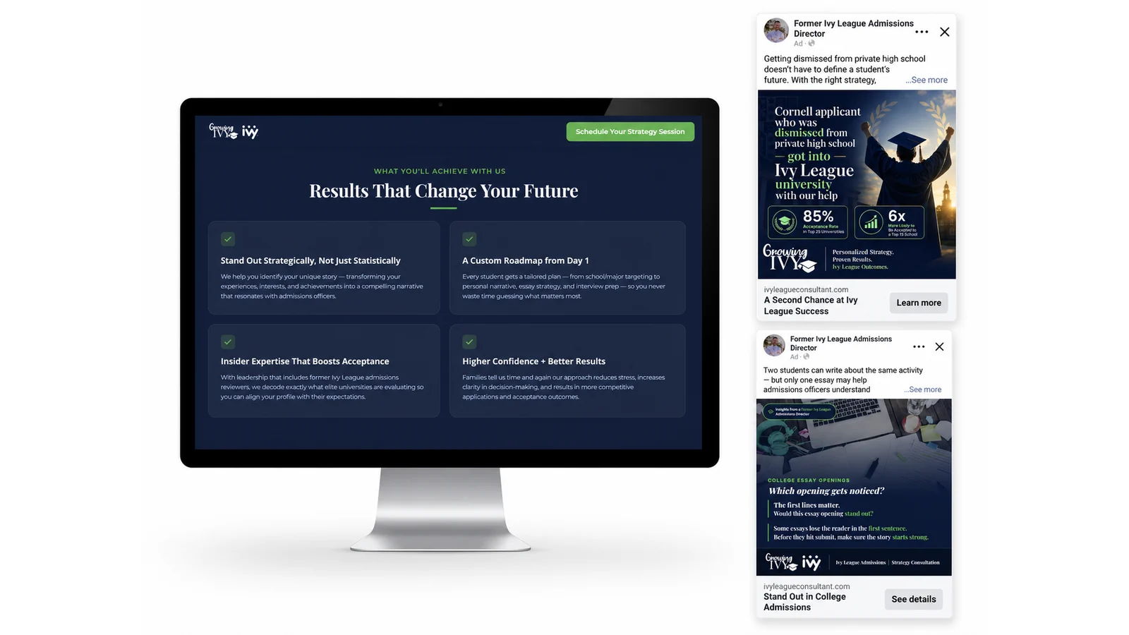 Education Meta Ads creative and campaign strategy